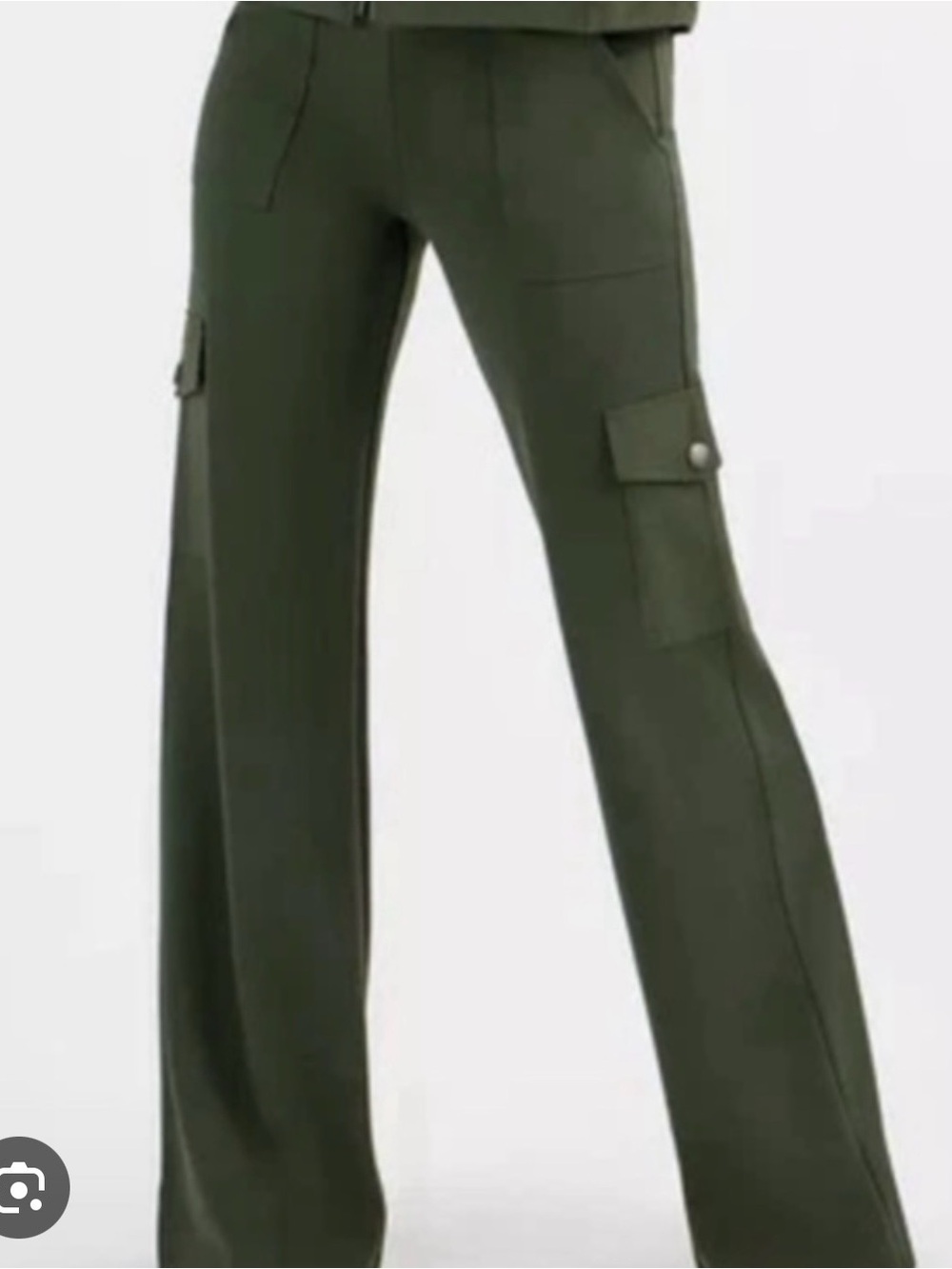 CAbi Olive Wide Leg Cargo Pants - Picture 2 of 7